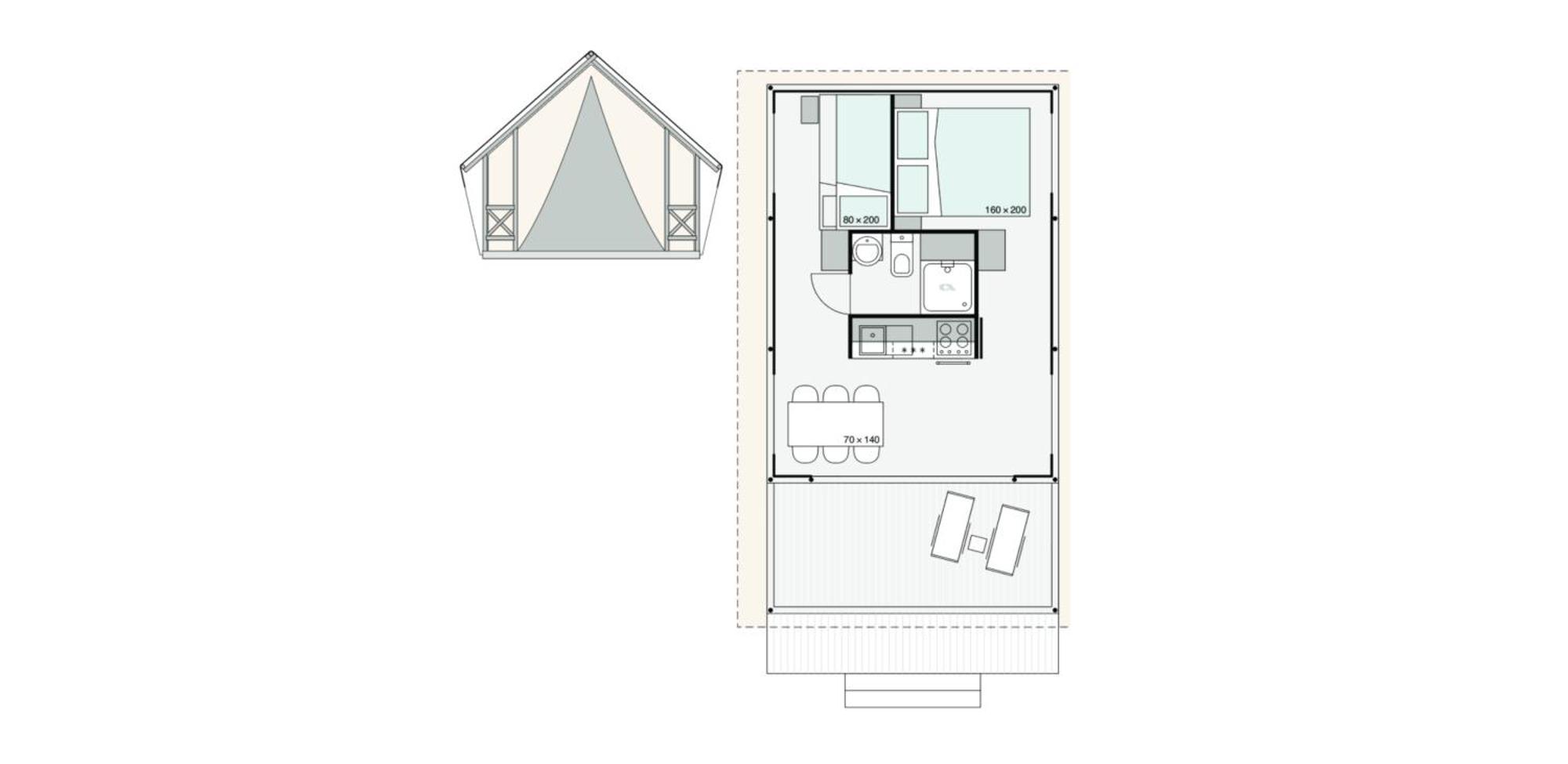 Camp Dole Zivogosce - Mobile Home And Glamping Tent Exterior foto